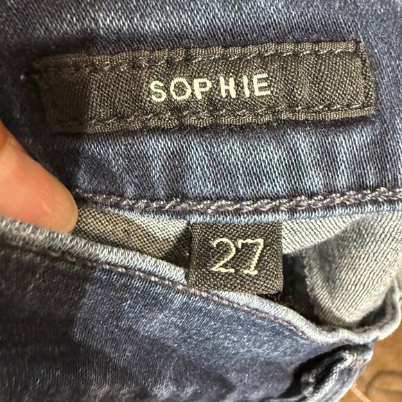 A Gold E Dark Blue Sophie Jeans Sz 27 - Picture 8 of 15